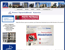 Tablet Screenshot of pis-katowice.pl